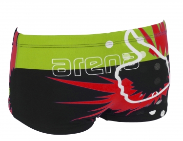 Like Low Waist Short Black/Energy green